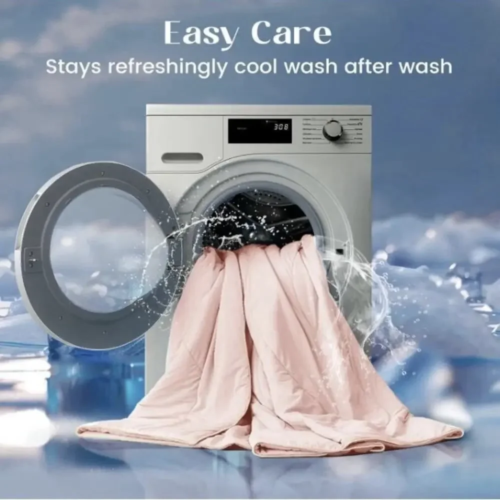 💲SALE💲Dream Valley Outlast Deep Sleep Cooling Blanket 90”x90”Queen Pink - NEW🔥